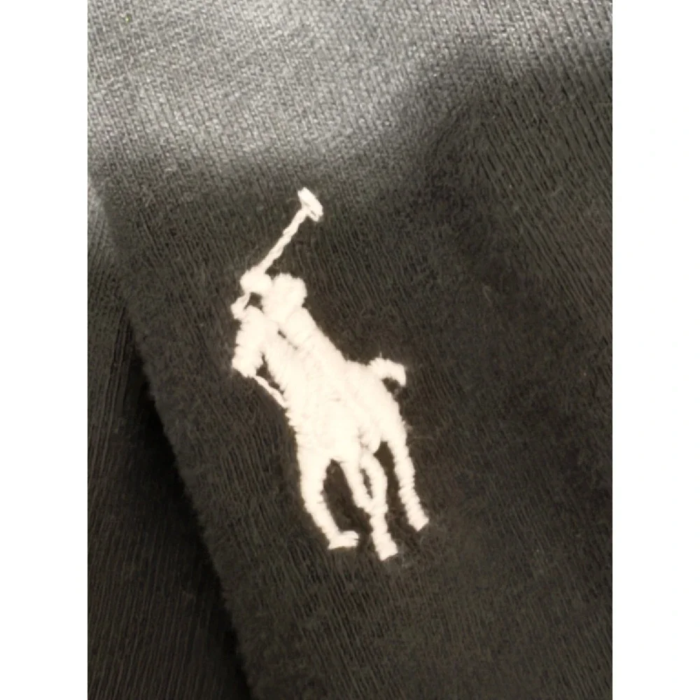 Polo Ralph Lauren Mens 3XLT Black Red Spellout Long Sleeve Hooded T-Shirt Tall